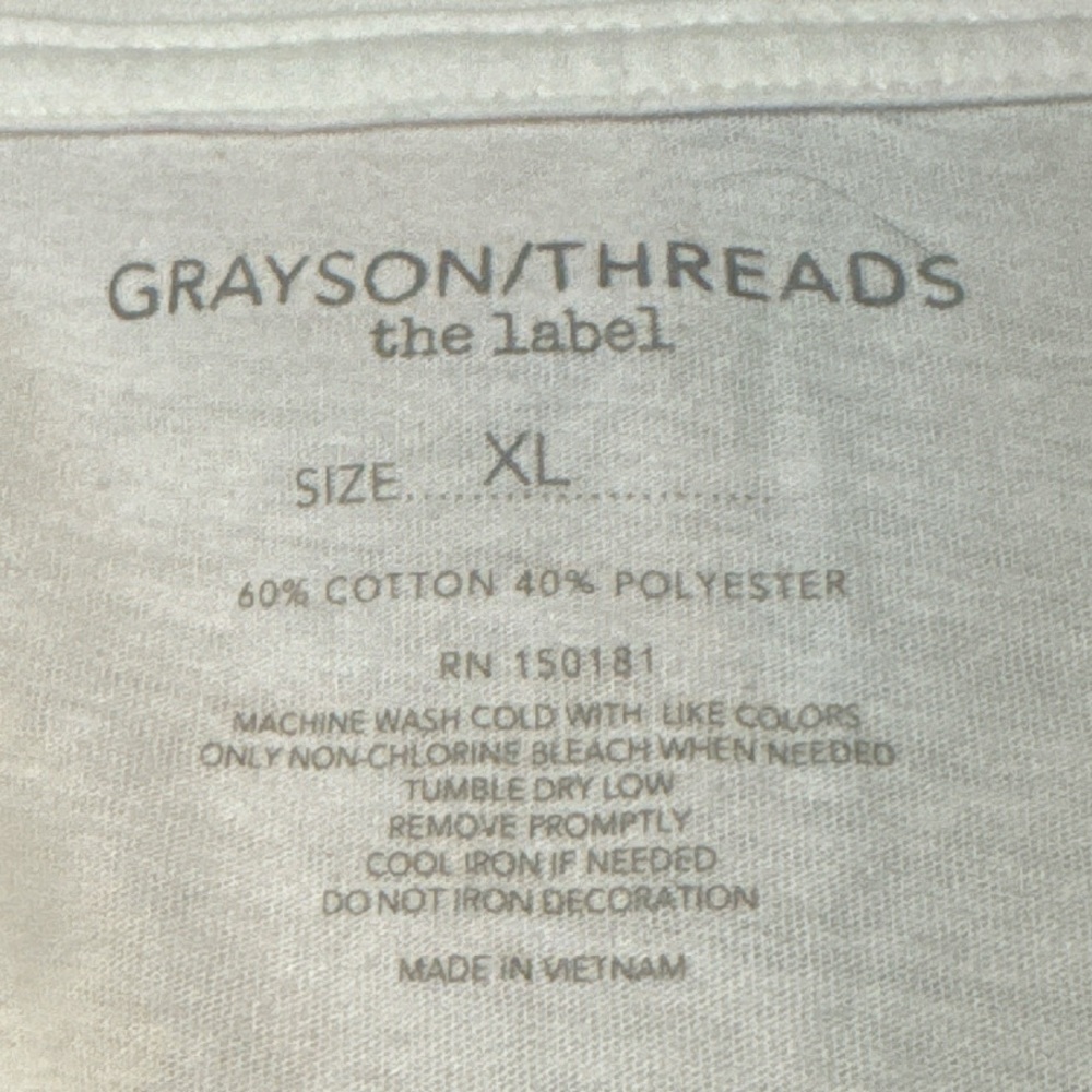 Grayson Threads Butterfly Grid Graphic Tee - Size XL - Picture 6 of 6
